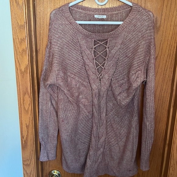 Maurices womens medium pink sweater - Picture 2 of 4